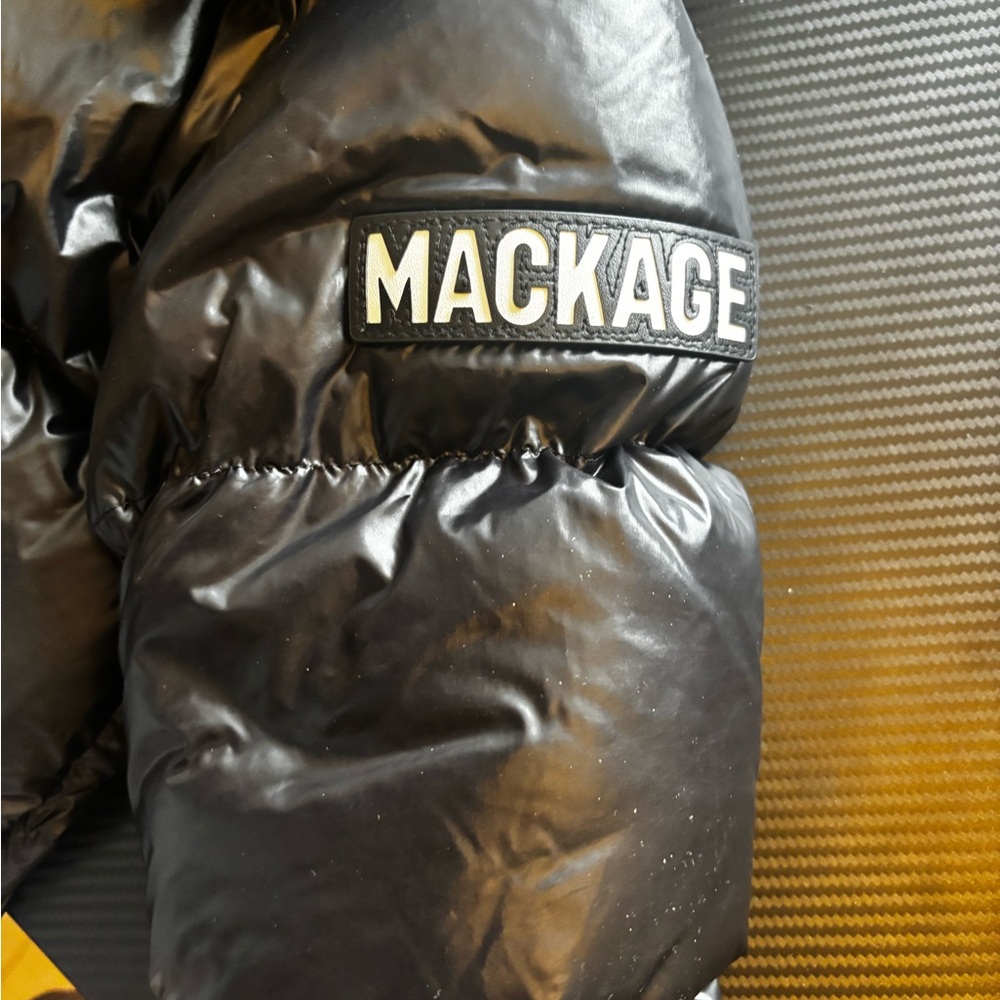 Mackage Shiny Black Down Jacket